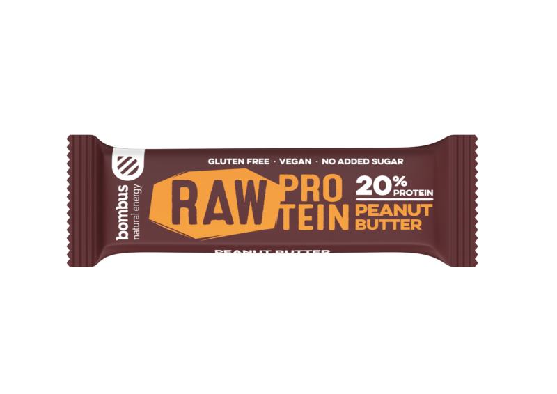 DH - BOMBUS RAW PROTEIN peanut butter, 50 g
