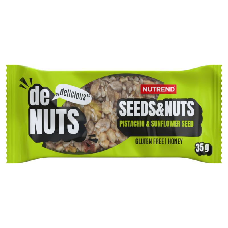 DENUTS SEEDS + NUTS, 35 g, pistácia + slnečnice